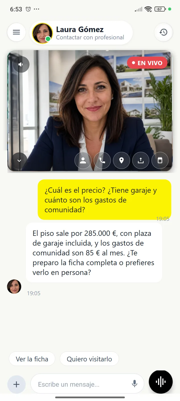 El gemelo responde sobre precio, garaje y gastos de la vivienda